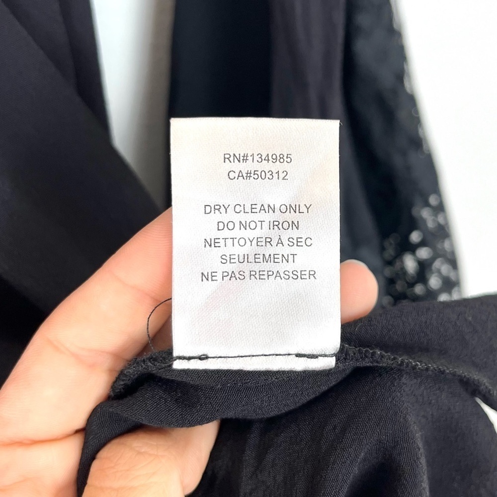 For Love and Lemons Festival Boho Lace Bell Sleeve Mini Dress Black Size XS - Picture 12 of 12